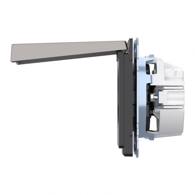 Πρίζα Σούκο Ασφαλείας Με Καπάκι Νίκελ MEG2314-6050 System D MERTEN