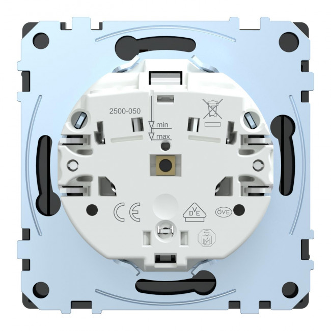 Πρίζα Σούκο Ασφαλείας Με Καπάκι Mocca MEG2314-6052 System D MERTEN