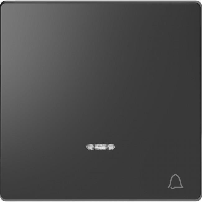 Μετώπη 1 Πλήκτρου Σύμβολο Κουδούνι Ανθρακί MEG3325-6034 D-Life MERTEN