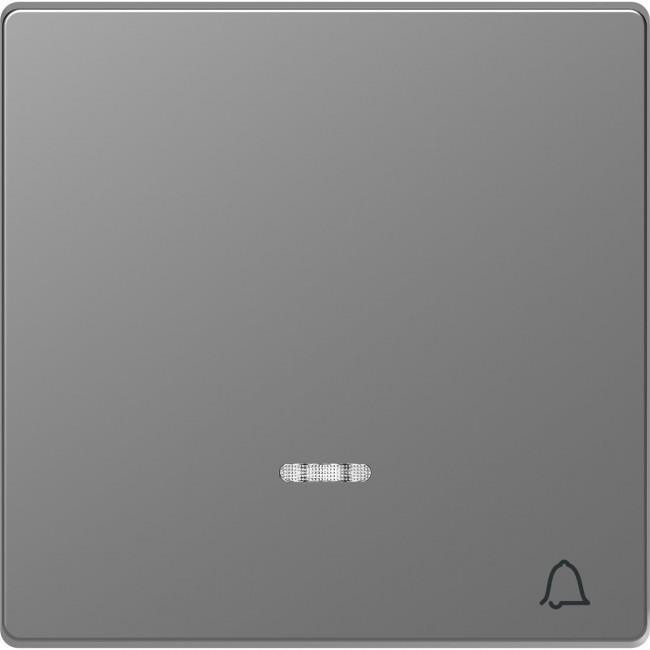 Μετώπη 1 Πλήκτρου Σύμβολο Κουδούνι Ατσάλι MEG3325-6036 D-Life MERTEN