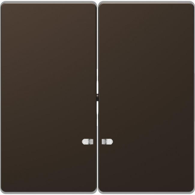 Μετώπη 2 Πλήκτρων Φωτεινής Λειτουργίας Mocca MEG3420-6052 D-Life MERTEN