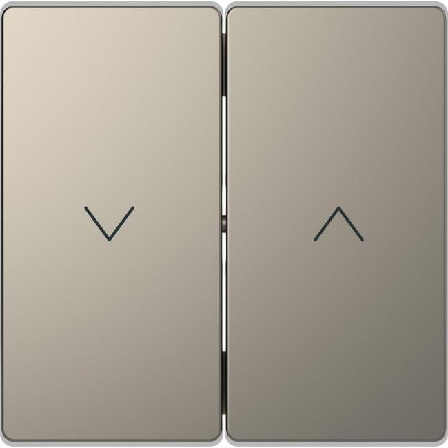Μετώπη 2 Πλήκτρων Ρολών Νίκελ MEG3855-6050 D-Life MERTEN