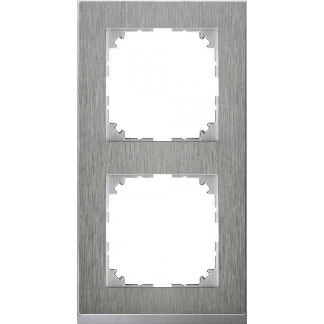 Πλαίσιο 2 Θέσεων Ατσάλι MEG4020-3646 System-M MERTEN