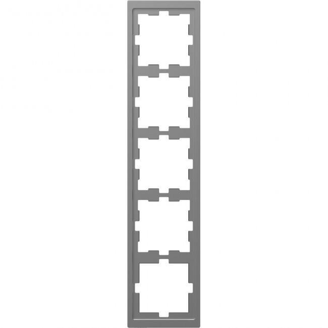 Πλαίσιο 5 Θέσεων Ατσάλι MEG4050-6536 D-Life MERTEN