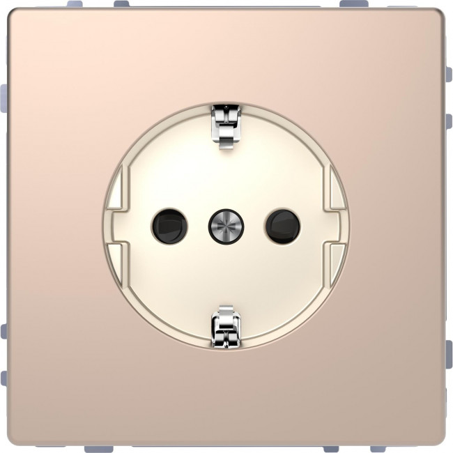 Πρίζα Σούκο Ασφαλείας Σαμπάνια MTN2300-6051 D-Life MERTEN
