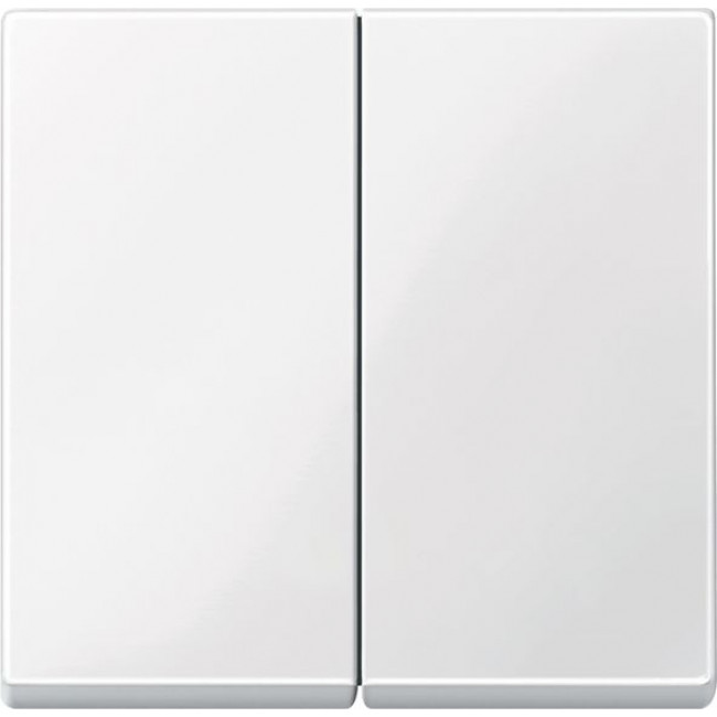 Μετώπη 2 Πλήκτρων Λευκό MTN432519 System-M MERTEN
