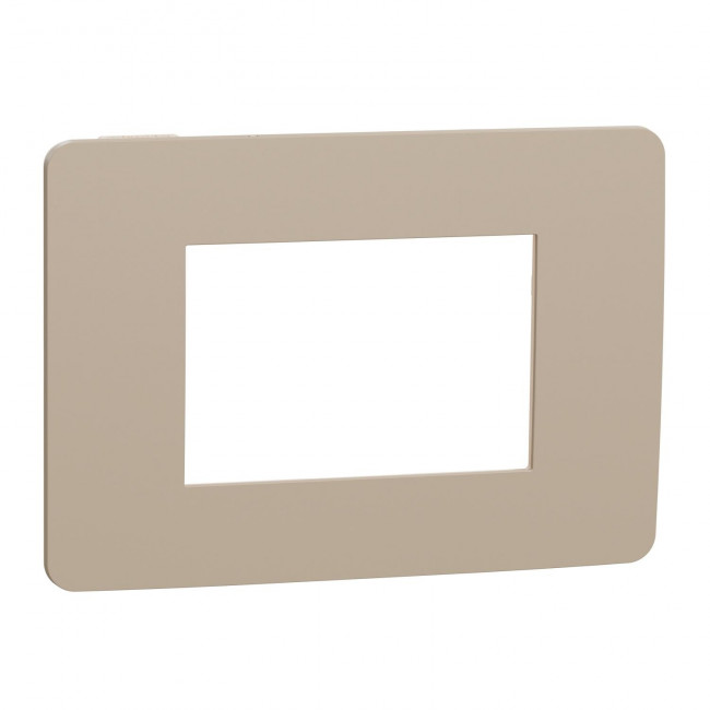 Πλαίσιο 3 Στοιχείων Taupe Με Μπεζ Βάση NU270327 New Unica