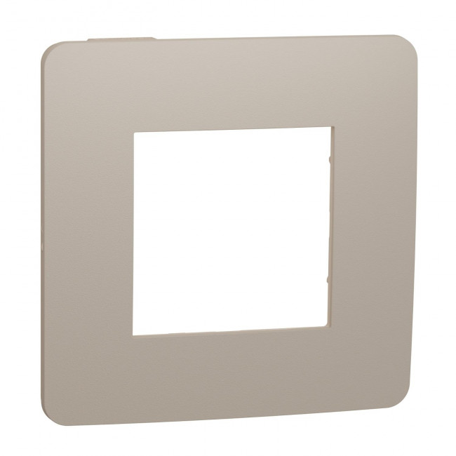 Πλαίσιο 2 Στοιχείων Taupe Με Μπεζ Βάση NU280227 New Unica