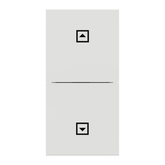 Μπουτόν Ρολών 1 Στοιχείου Λευκό NU310718SC New Unica