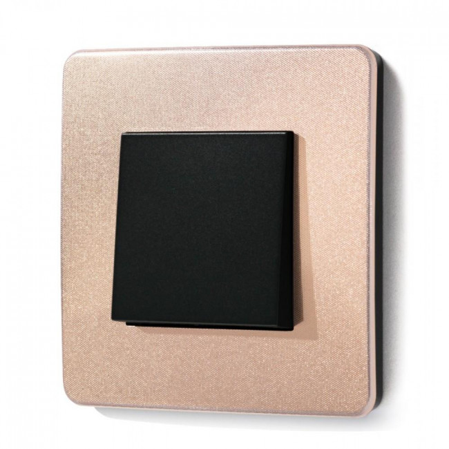 Διακόπτης Απλός 2 Στοιχείων Ανθρακί NU320154 New Unica