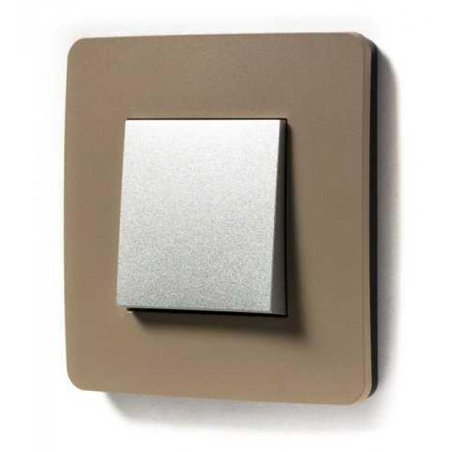 Διακόπτης A/R 2 Στοιχείων Αλουμίνιο NU320330 New Unica