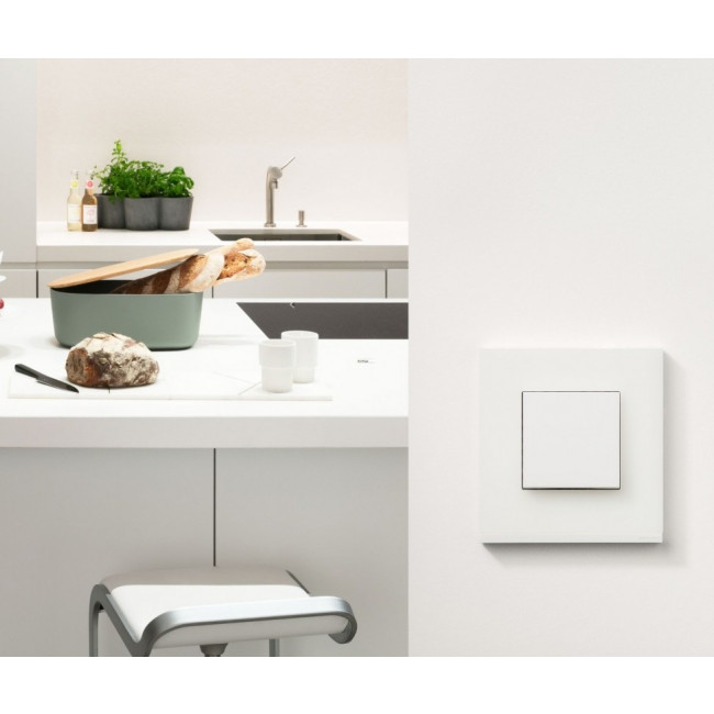 Διακόπτης Μεσαίος A/R 2 Στοιχείων Λευκό NU320518 New Unica