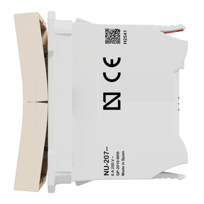 Μπουτόν Ρολών 2 Στοιχείων Μπεζ NU320744 New Unica