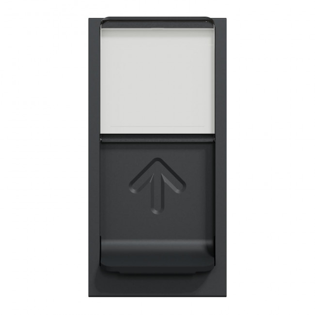 Πριζα Δικτύου RJ45 Cat.6 UTP 1 Στοιχείου Ανθρακί NU341454 New Unica