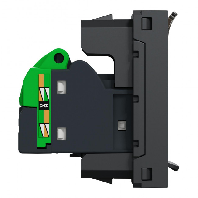 Πριζα Δικτύου RJ45 Cat.6 UTP 1 Στοιχείου Ανθρακί NU341454 New Unica