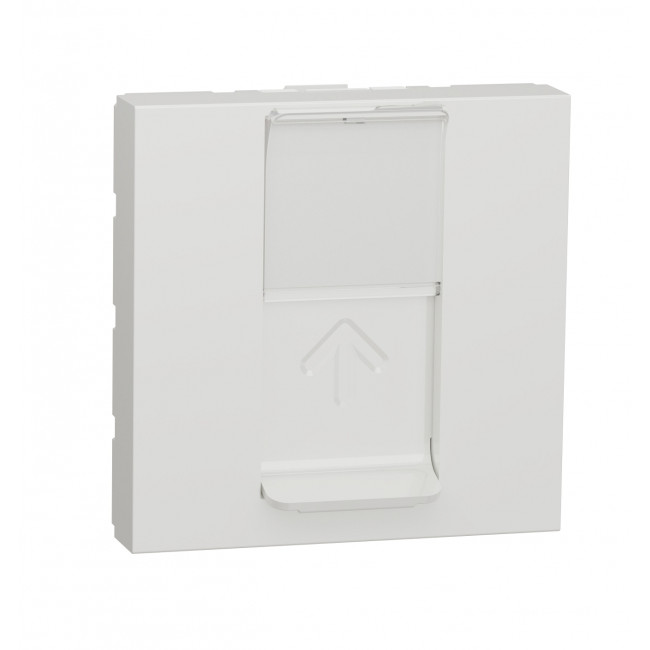 Πριζα Δικτύου RJ45 Cat.6 UTP 2 Στοιχείων Λευκό NU341518 New Unica