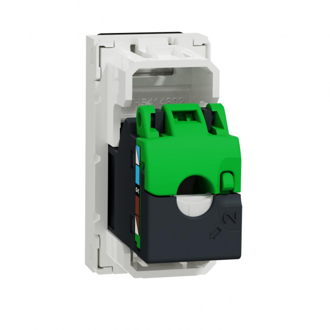 Πριζα Δικτύου RJ45 Cat.6 STP 1 Στοιχείου Λευκό NU341618 New Unica