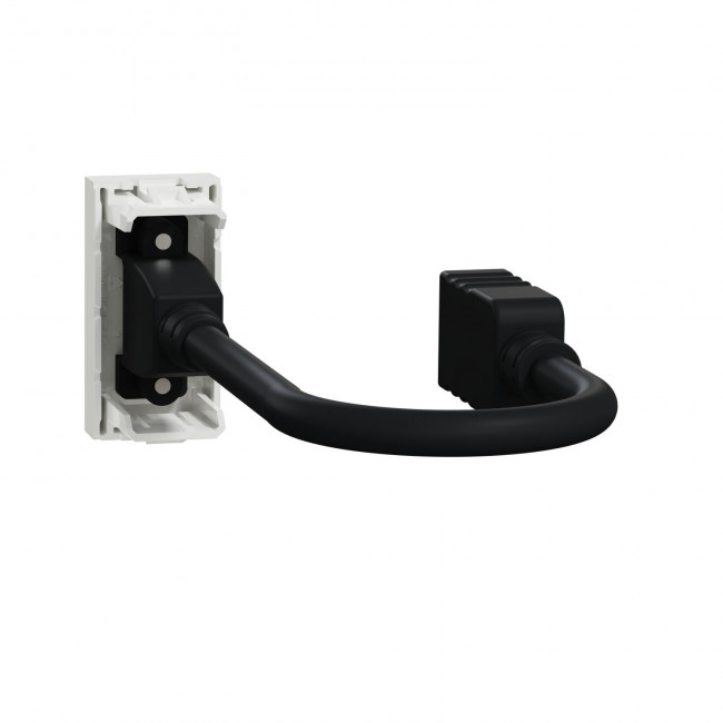 Πρίζα HDMI Προκαλωδιωμένη 1 στοιχείου Λευκό NU343018 New Unica