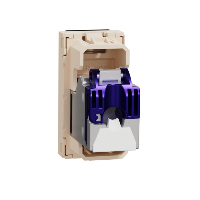 Πριζα Δικτύου RJ45 Cat6A FTP 1 Στοιχείου Μπεζ NU344844 New Unica