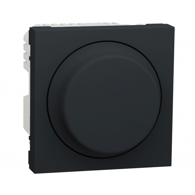 Dimmer Περιστροφικό Universal 2 Στοιχείων Ανθρακί NU351454 New Unica
