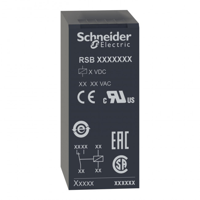Ρελέ Μίνι 1P 12V DC 16A RSB1A160JD SCHNEIDER ELECTRIC