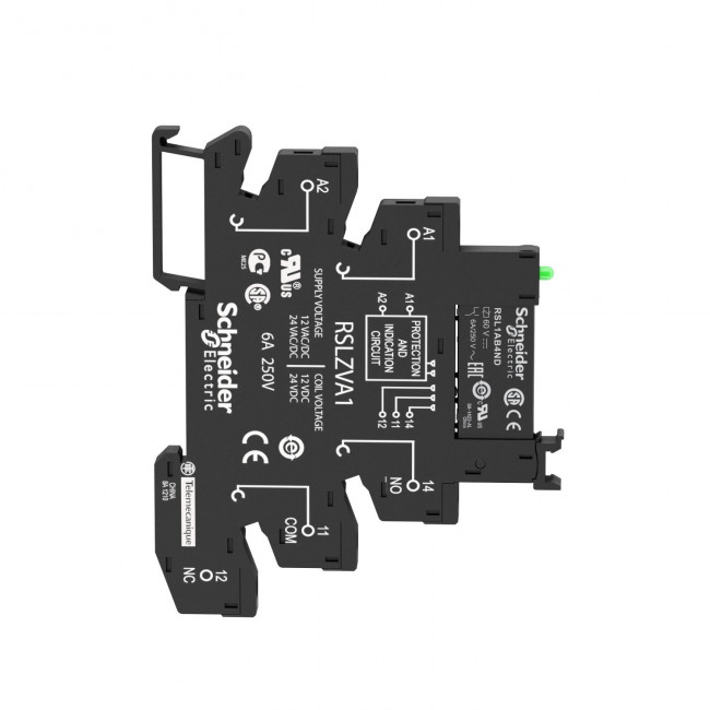 Κλεμμορελέ 60VDC 6A Με LED RSL1PVFU SCHNEIDER ELECTRIC