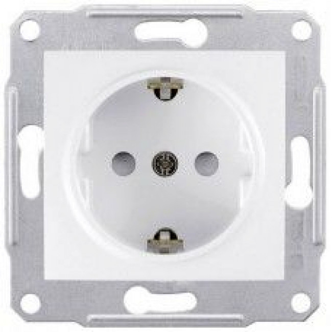 Πρίζα Σούκο Ασφαλείας Λευκό SDD111022 Sedna SCHNEIDER ELECTRIC