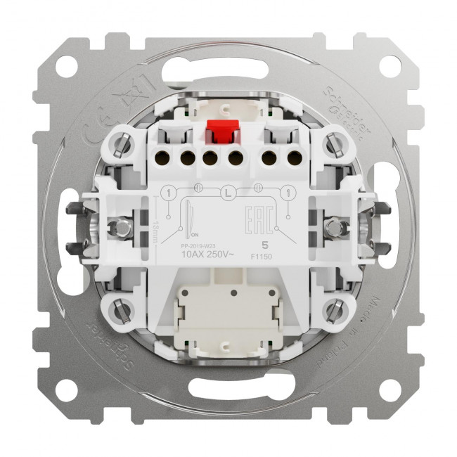 Διακόπτης K/R Λευκό Με Λυχνία SDD111105L Sedna SCHNEIDER ELECTRIC