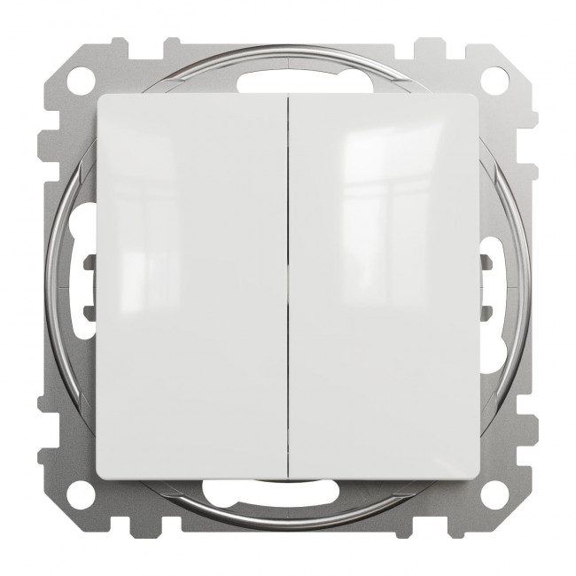 Διακόπτης Διπλός A/R Λευκό SDD111108 Sedna SCHNEIDER ELECTRIC