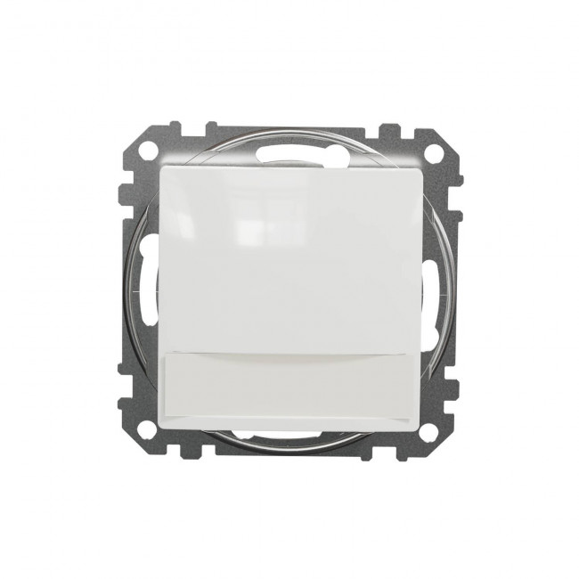 Μπουτόν Λευκό Με Λυχνία Επιγραφής SDD111143L Sedna SCHNEIDER ELECTRIC