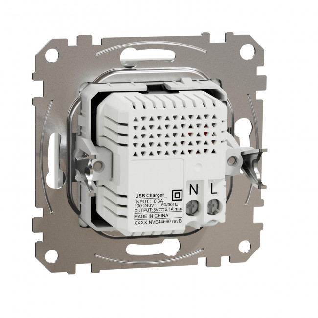 Πρίζα USB Διπλή Φόρτισης Συσκευών TypeA Λευκό SDD111401 Sedna SCHNEIDER ELECTRIC
