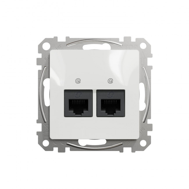 Πρίζα RJ45 Διπλή Cat6A UTP Λευκό SDD111467 Sedna SCHNEIDER ELECTRIC