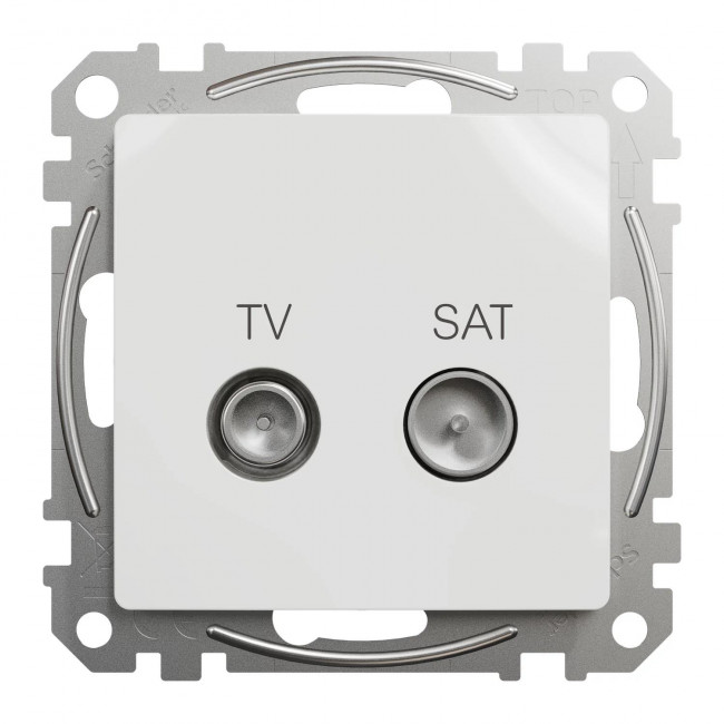 Πρίζα TV-SAT Τερματική 4dB Λευκό SDD111471S Sedna SCHNEIDER ELECTRIC