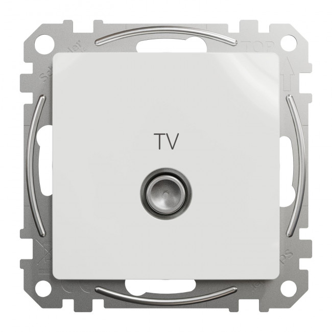 Πρίζα TV Διέλευσης 10dB Λευκό SDD111478 Sedna SCHNEIDER ELECTRIC