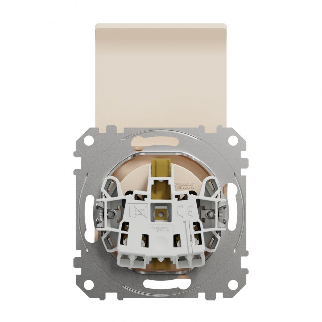 Πρίζα Σούκο Ασφαλείας Μπεζ Με Καπάκι SDD112024 Sedna SCHNEIDER ELECTRIC