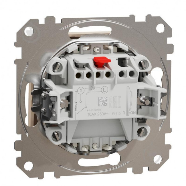 Διακόπτης Απλός Μπεζ Με Λυχνία SDD112101N Sedna SCHNEIDER ELECTRIC