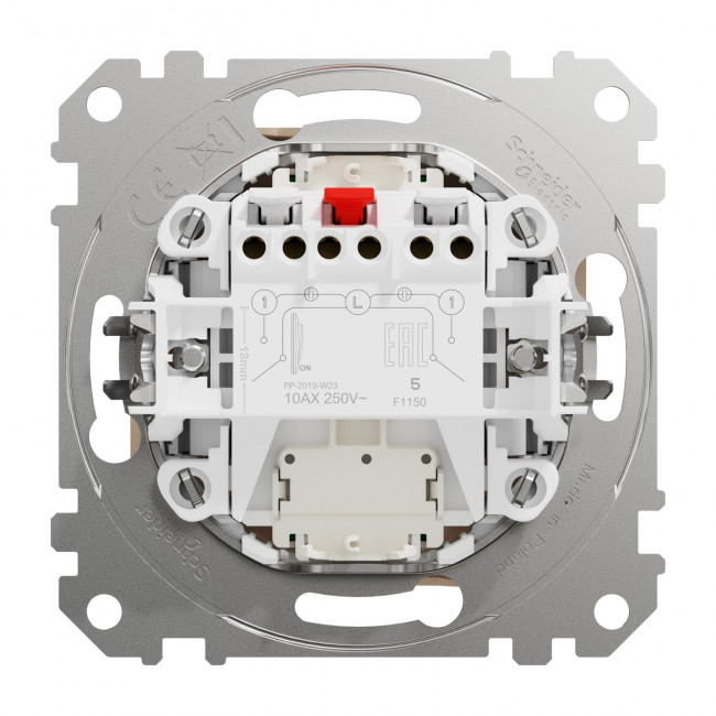 Διακόπτης K/R Μπεζ Με Λυχνία SDD112105L Sedna SCHNEIDER ELECTRIC