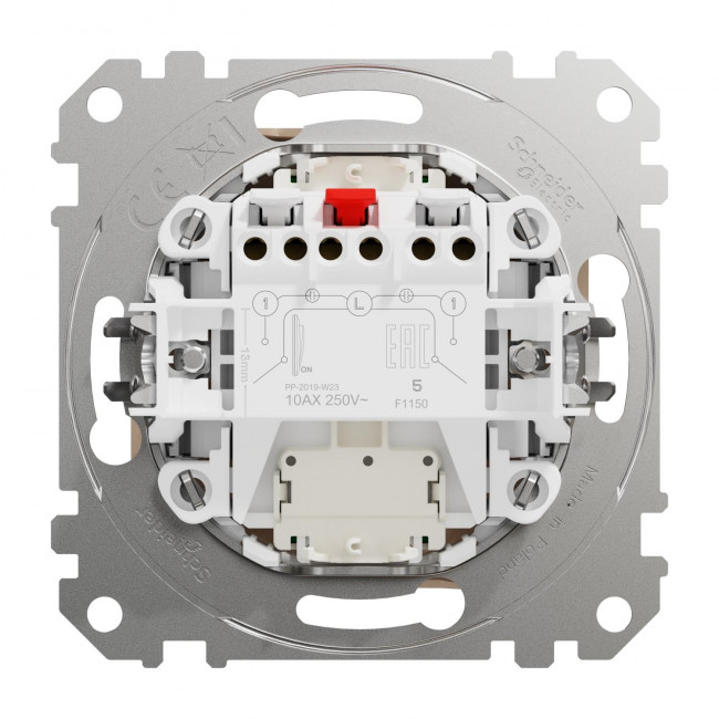 Διακόπτης K/R Μπεζ Με Λυχνία SDD112105L Sedna SCHNEIDER ELECTRIC