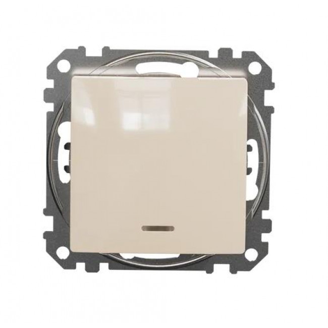 Μπουτόν Μπεζ Με Λυχνία SDD112111L Sedna SCHNEIDER ELECTRIC