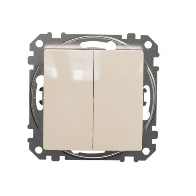 Μπουτόν Μπεζ Διπλό SDD112118 Sedna SCHNEIDER ELECTRIC