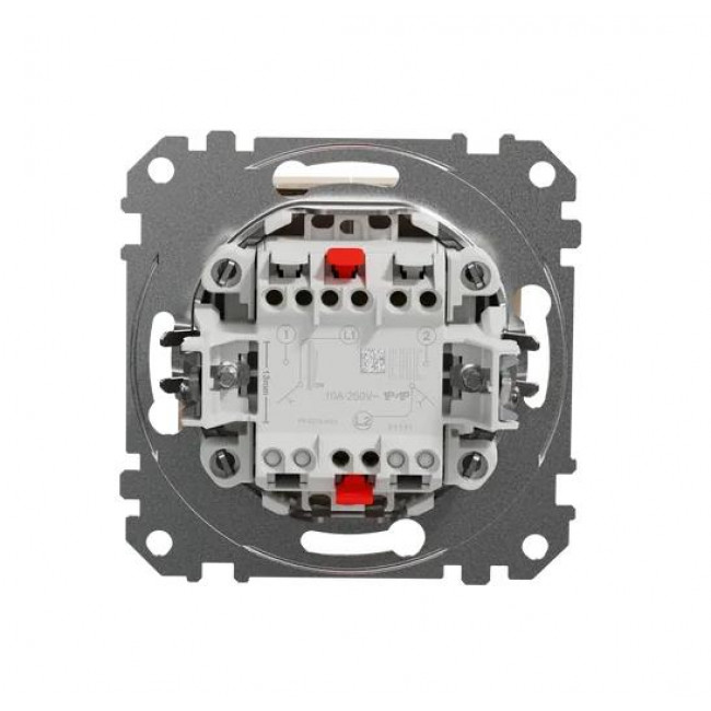 Μπουτόν Μπεζ Διπλό SDD112118 Sedna SCHNEIDER ELECTRIC