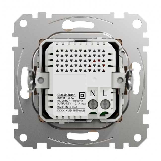 Πρίζα USB Διπλή Φόρτισης Συσκευών TypeA Μπεζ SDD112401 Sedna SCHNEIDER ELECTRIC