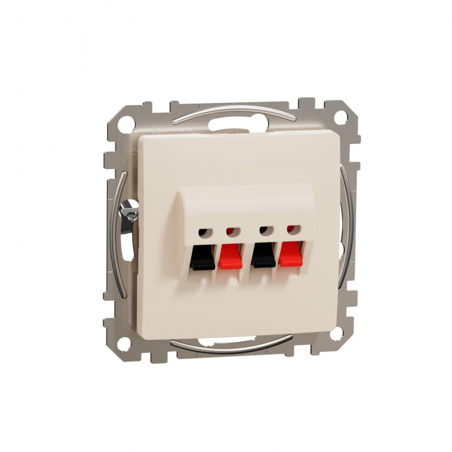 Πρίζα Ηχείων Διπλή Μπεζ SDD112411 Sedna SCHNEIDER ELECTRIC