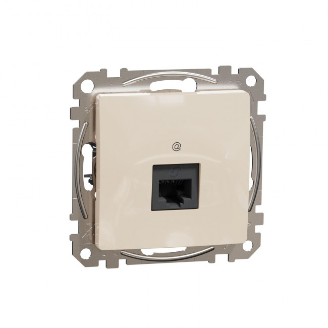Πρίζα RJ45 Cat6 UTP Μπεζ SDD112461 Sedna SCHNEIDER ELECTRIC