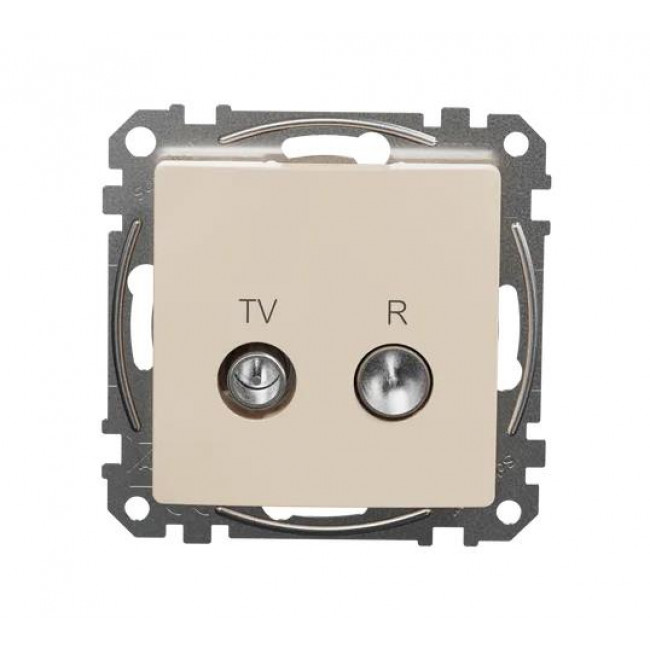 Πρίζα TV-RD Διέλευσης 10dB Μπεζ SDD112478R Sedna SCHNEIDER ELECTRIC
