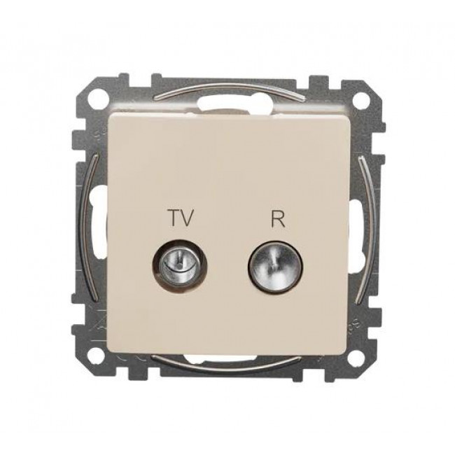 Πρίζα TV-RD Διέλευσης 10dB Μπεζ SDD112478R Sedna SCHNEIDER ELECTRIC