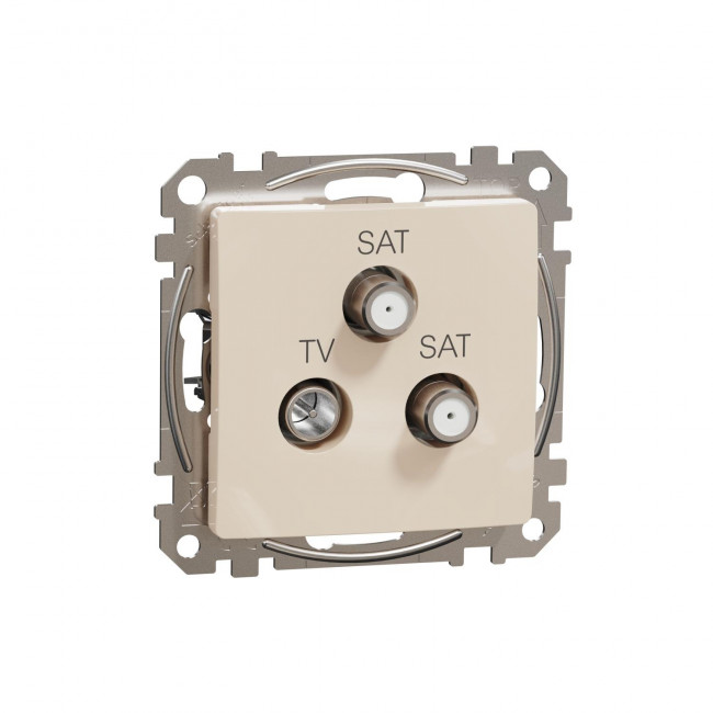 Πρίζα TV-SAT-SAT Τερματική 4dB Μπεζ SDD112481S Sedna SCHNEIDER ELECTRIC