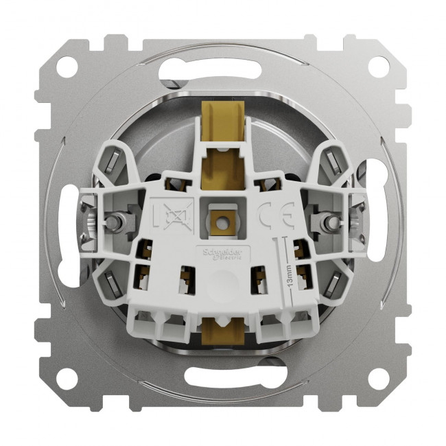 Πρίζα Σούκο Ασφαλείας Αλουμίνιο SDD113022 Sedna SCHNEIDER ELECTRIC