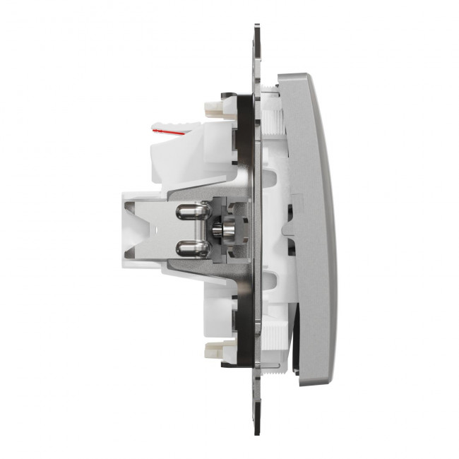 Διακόπτης K/R Αλουμίνιο Με Λυχνία SDD113105L Sedna SCHNEIDER ELECTRIC