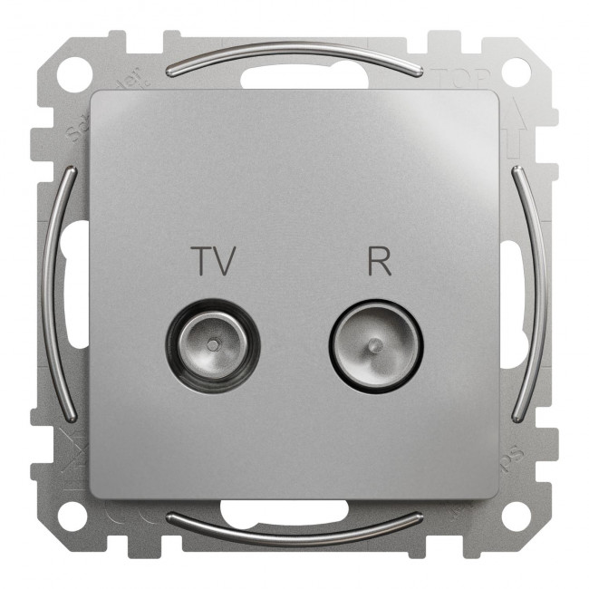 Πρίζα TV-RD Τερματική 4dB Αλουμίνιο SDD113471R Sedna SCHNEIDER ELECTRIC